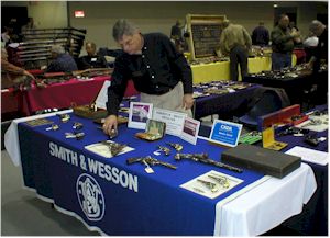 David Carroll at Gun Show - Smith & Wesson